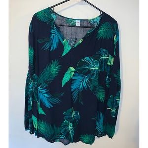 Old Navy Tropical Blouse